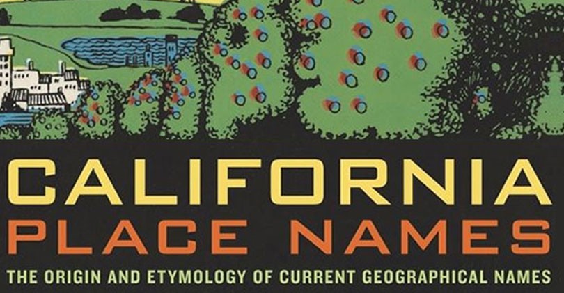 California Place Names Etymology