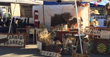 Fallbrook Harvest Faire vintage themed booth